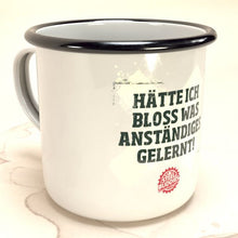 Lade das Bild in den Galerie-Viewer, STEEL BUDDIES EMAILLE-BECHER "GELERNT"